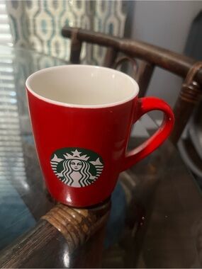 Starbucks Red Mug with Green Logo